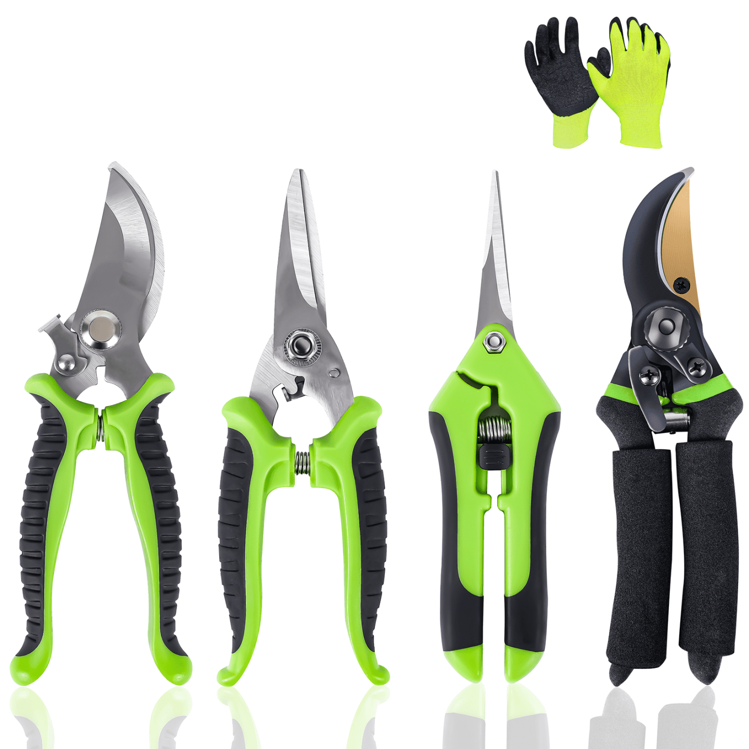 sunoyar gardening pruning shears and gloves
