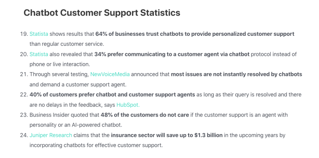 Key Features of a Great Customer Service Chatbot