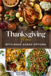 The Best Thanksgiving Menu with Make Ahead Options