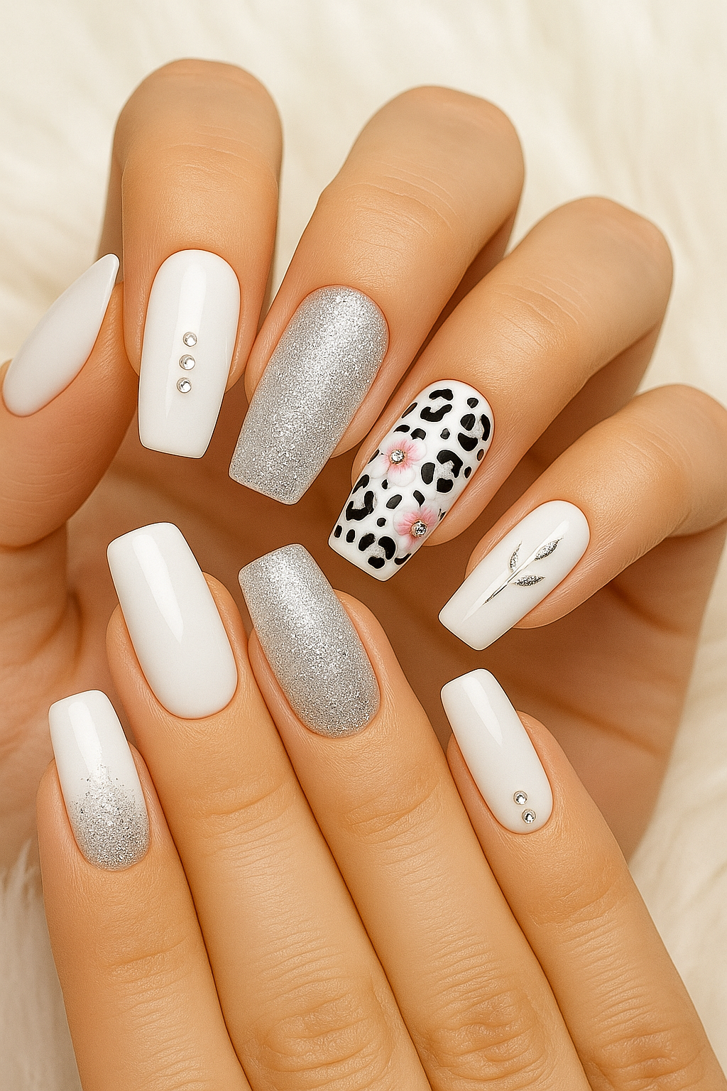 Elegance in Every Stroke: The Ultimate Guide to Chic Leopard Print and Glitter Nail Art