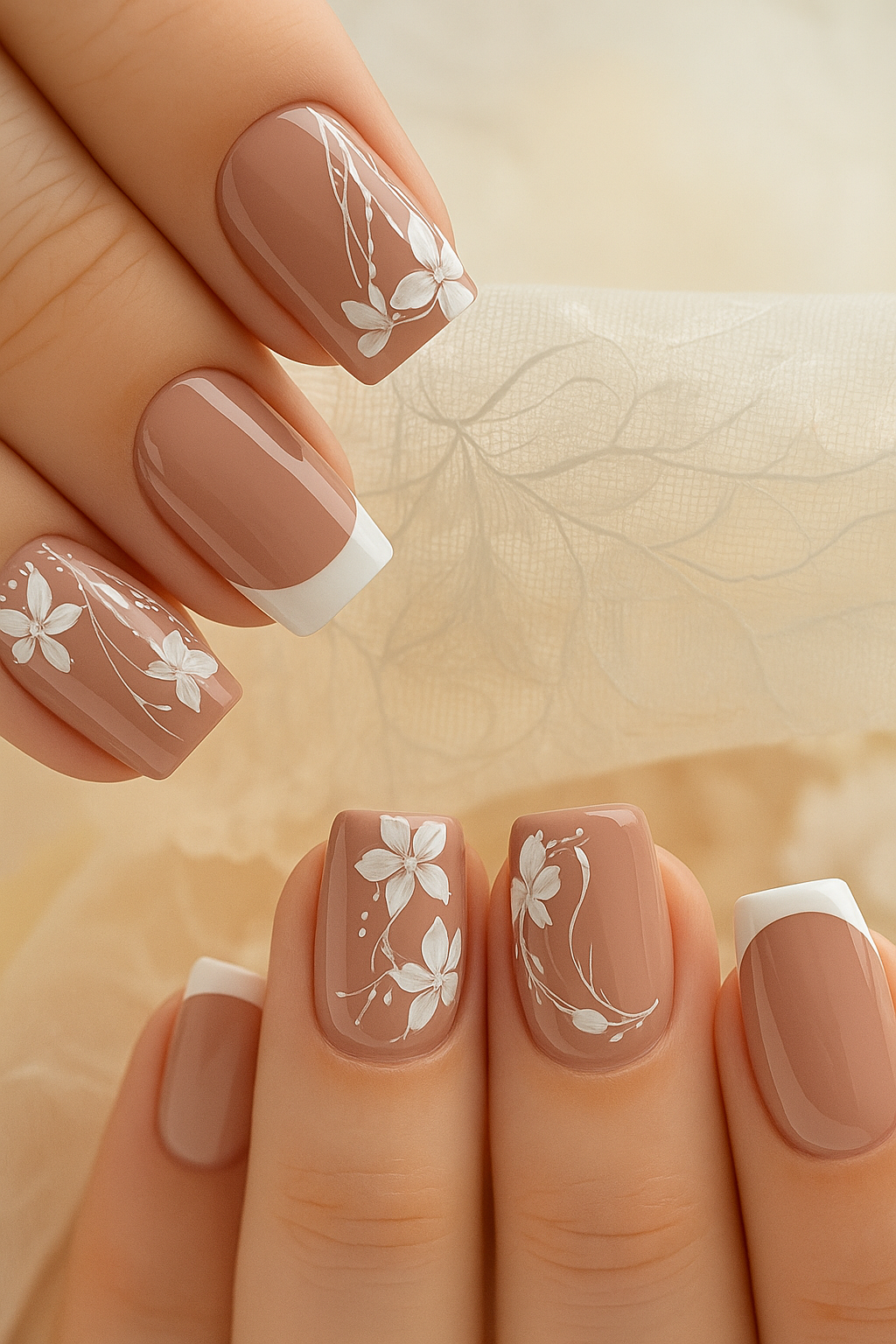 “Elegance in Bloom: The Rise of Nude Floral Nail Art in Modern Manicure Trends”