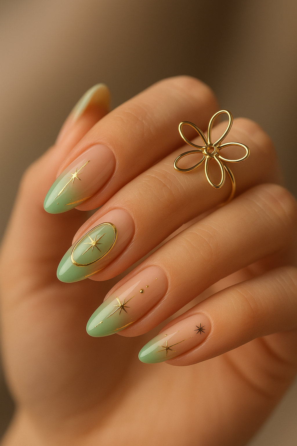 Earthy Elegance: The Rise of Terracotta Matte Nails with Minimalist Daisy Art