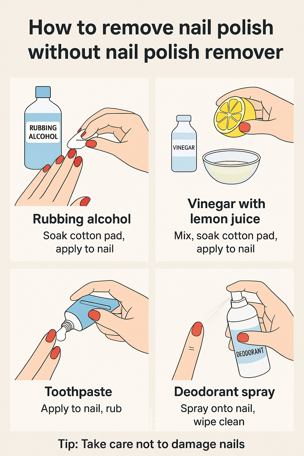 How to Remove Nail Polish Without Nail Polish Remover: Safe and Effective Home Alternatives