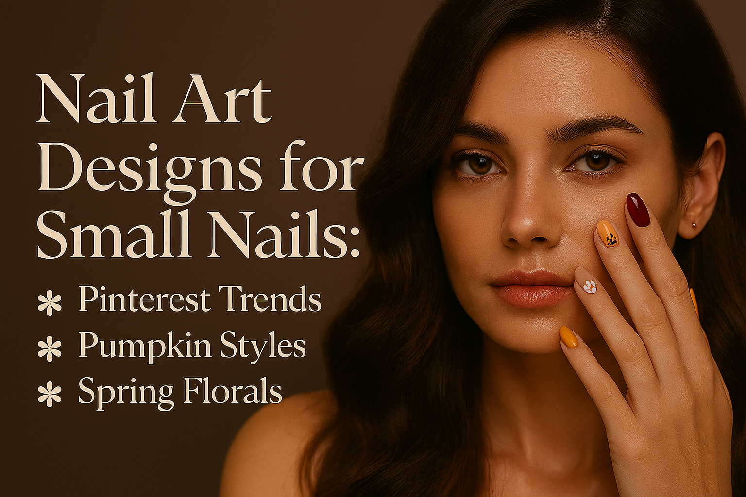 Nail Art Designs for Small Nails: Pinterest Trends, Pumpkin Styles &amp; Spring Florals