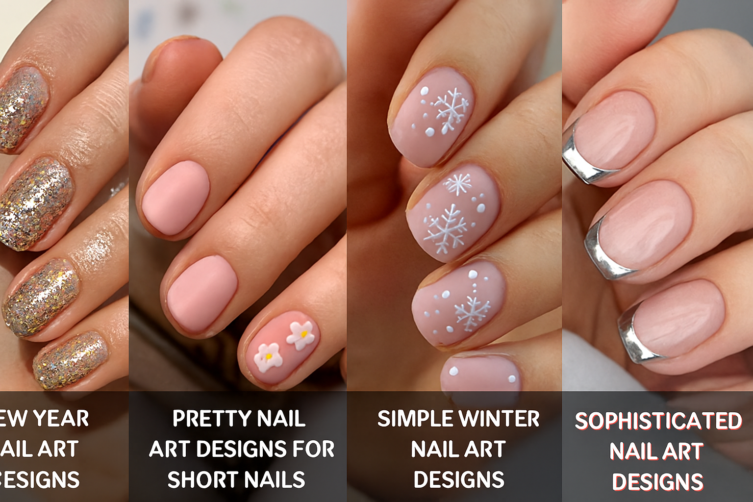 Nail Art Trends for Every Season: From New Year Glam to Sophisticated Minimalism