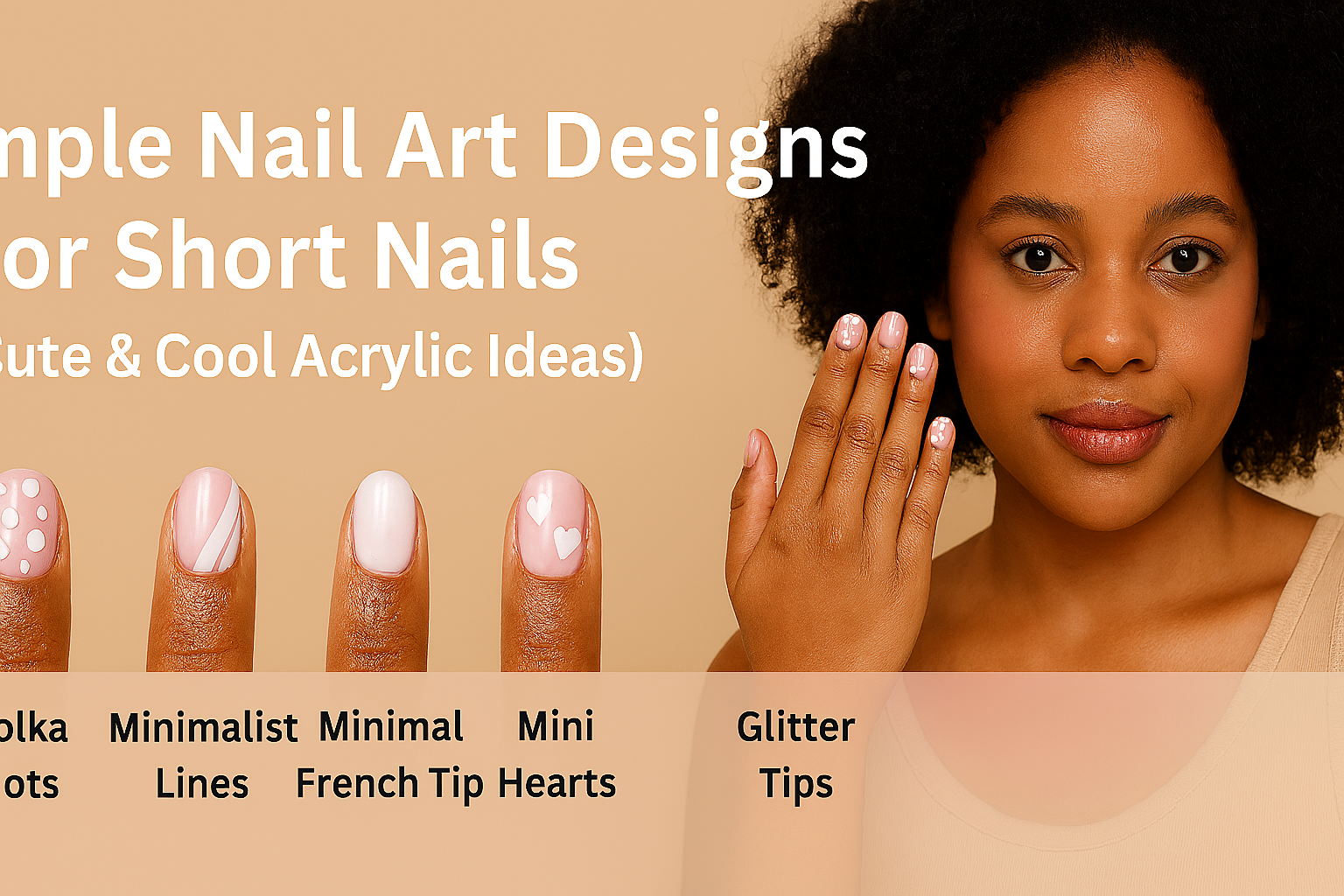 Simple Nail Art Designs for Beginners (Easy Ideas for Short Nails Too!)