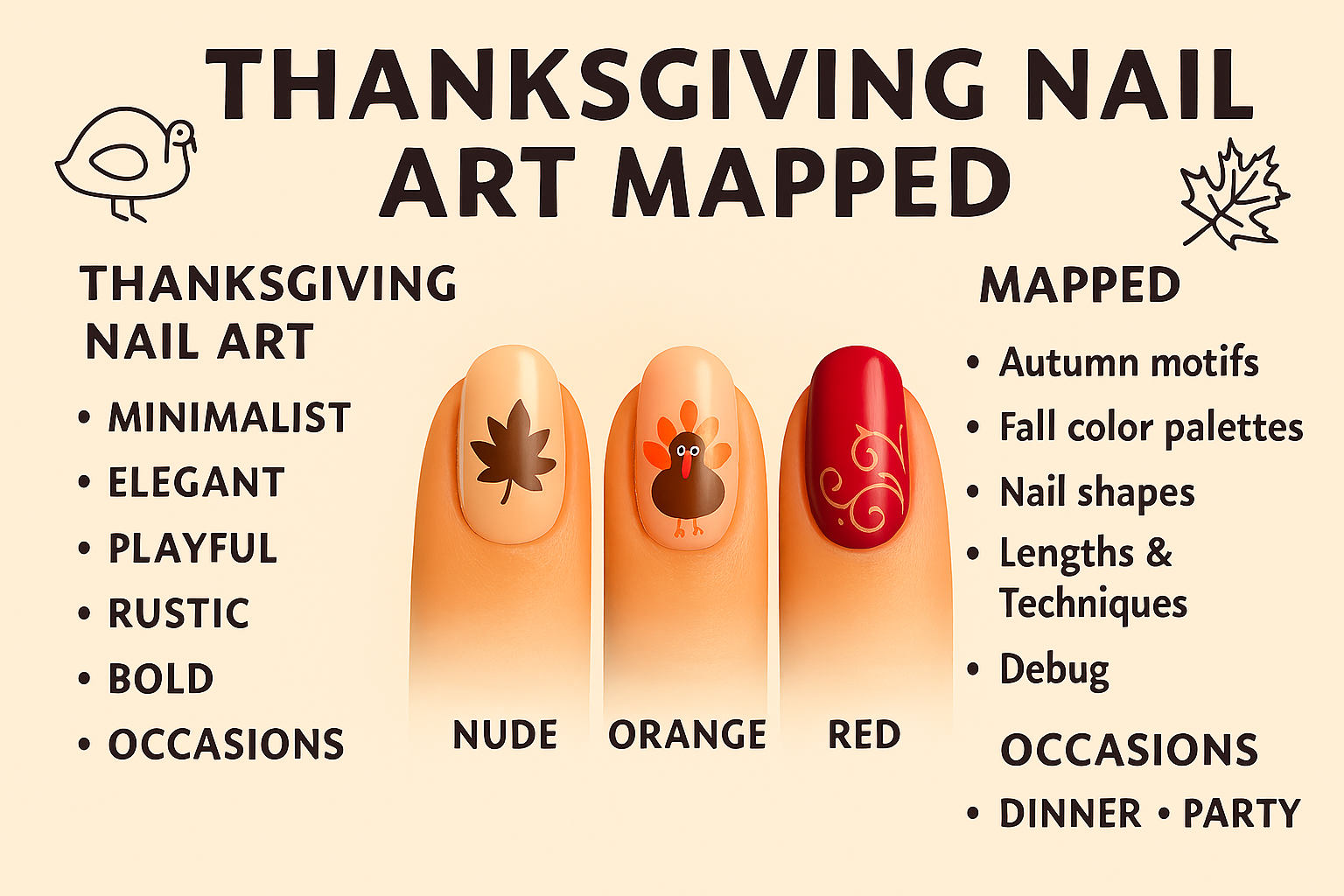 Thanksgiving Nail Art 2025: Cozy, Creative & Festive Fall Designs