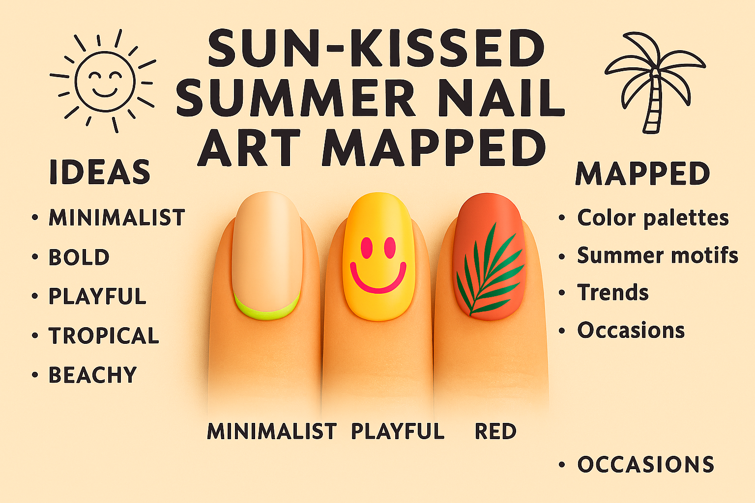 Summer Nail Art Ideas 2025: From Minimalist Tips to Tropical Vibes