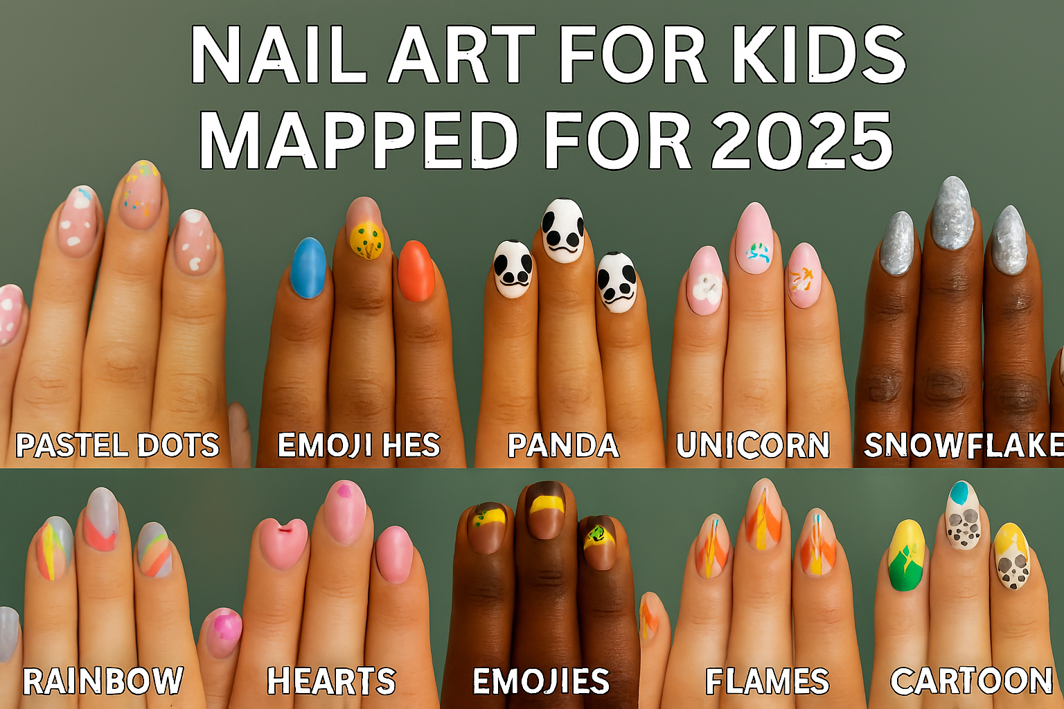 Nail Art for Kids in 2025: Mapped Styles, Safe Techniques &amp; Seasonal Fun