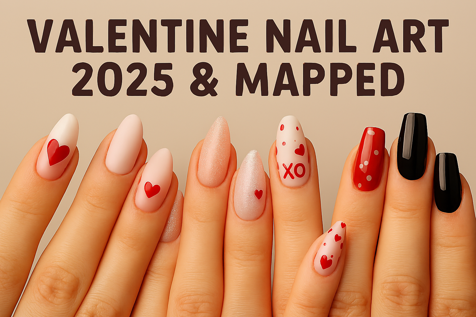 Valentine Nail Art 2025: Romantic, Minimalist & Bold Designs