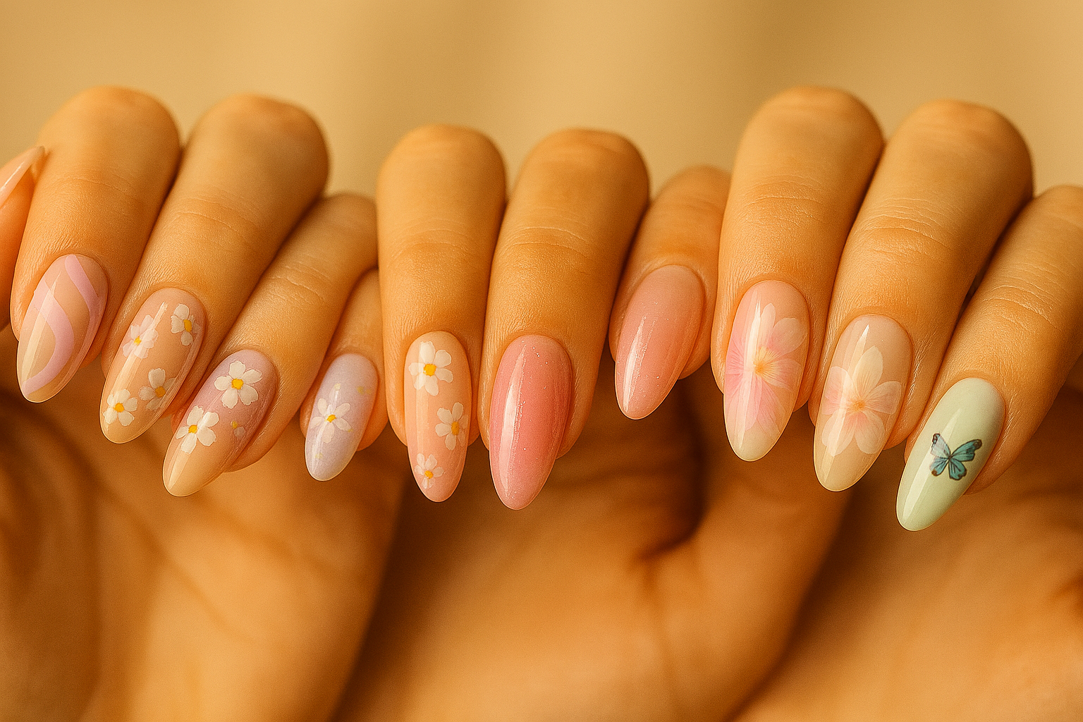 Spring Nail Art Designs (2025): Mapped Bloom, Emotional Tone & Platform Discoverability