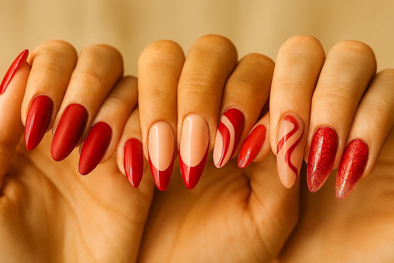 Red Nail Art Designs (2025): Mapped Elegance, Emotional Tone & Platform Discoverability