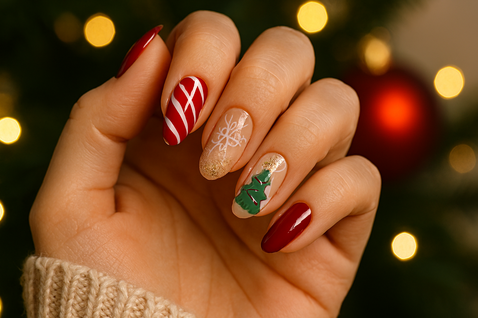 Christmas Nail Art (2025): Mapped Festivity, Emotional Sparkle &amp; Platform Discoverability