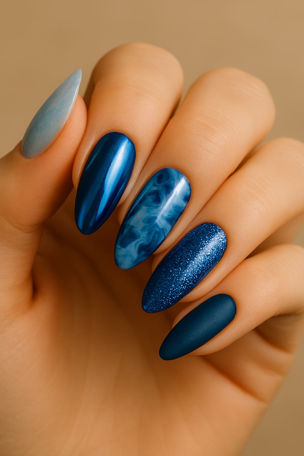 Blue Nail Art Designs 2025: Mapped Elegance, Emotional Depth & Platform Discoverability