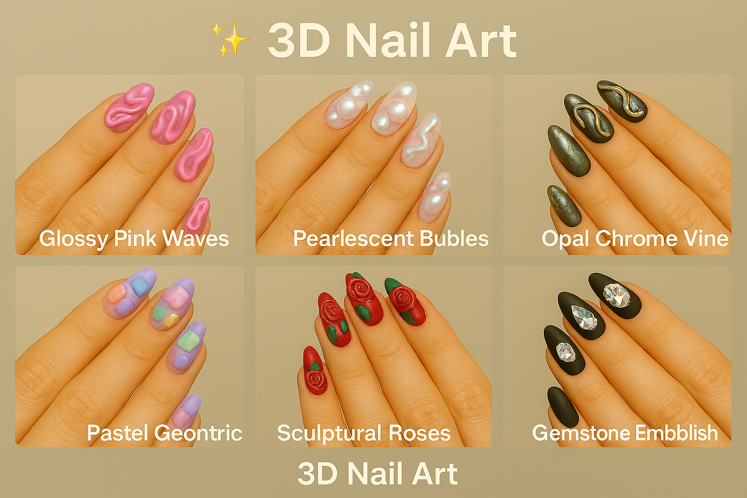 3D Nail Art 2026: Sculpted Elegance, Mapped Styling &amp; Platform Discoverability