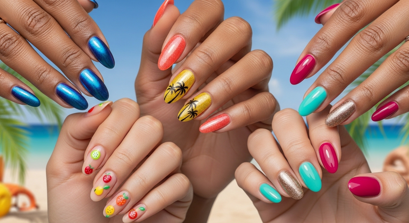 🌞 Summer Nail Colors for Dark Nails 2026