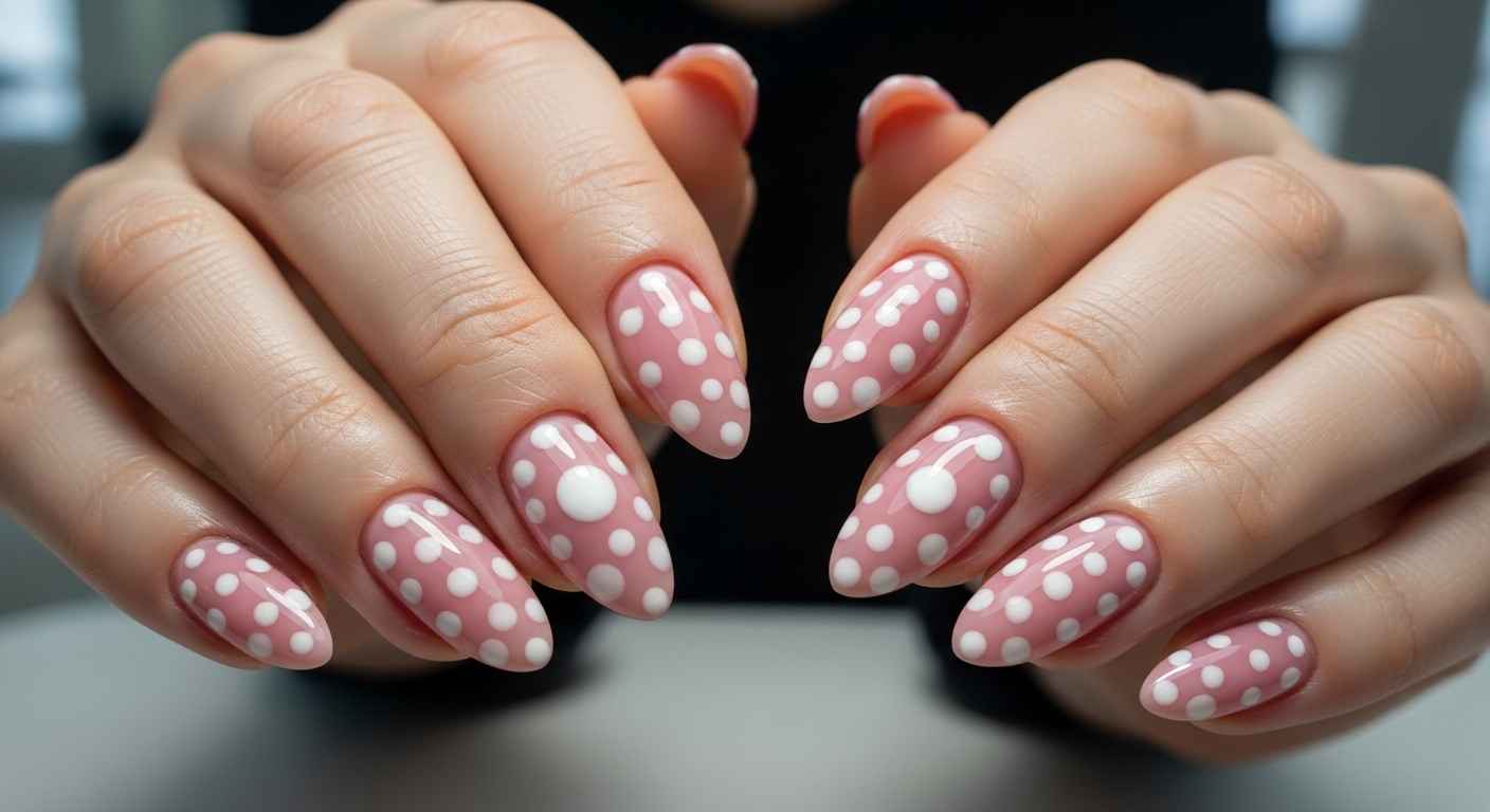Polka-Dot Nails 2025: Mapped Retro Playfulness, Editorial Edge &amp; Digital Glow