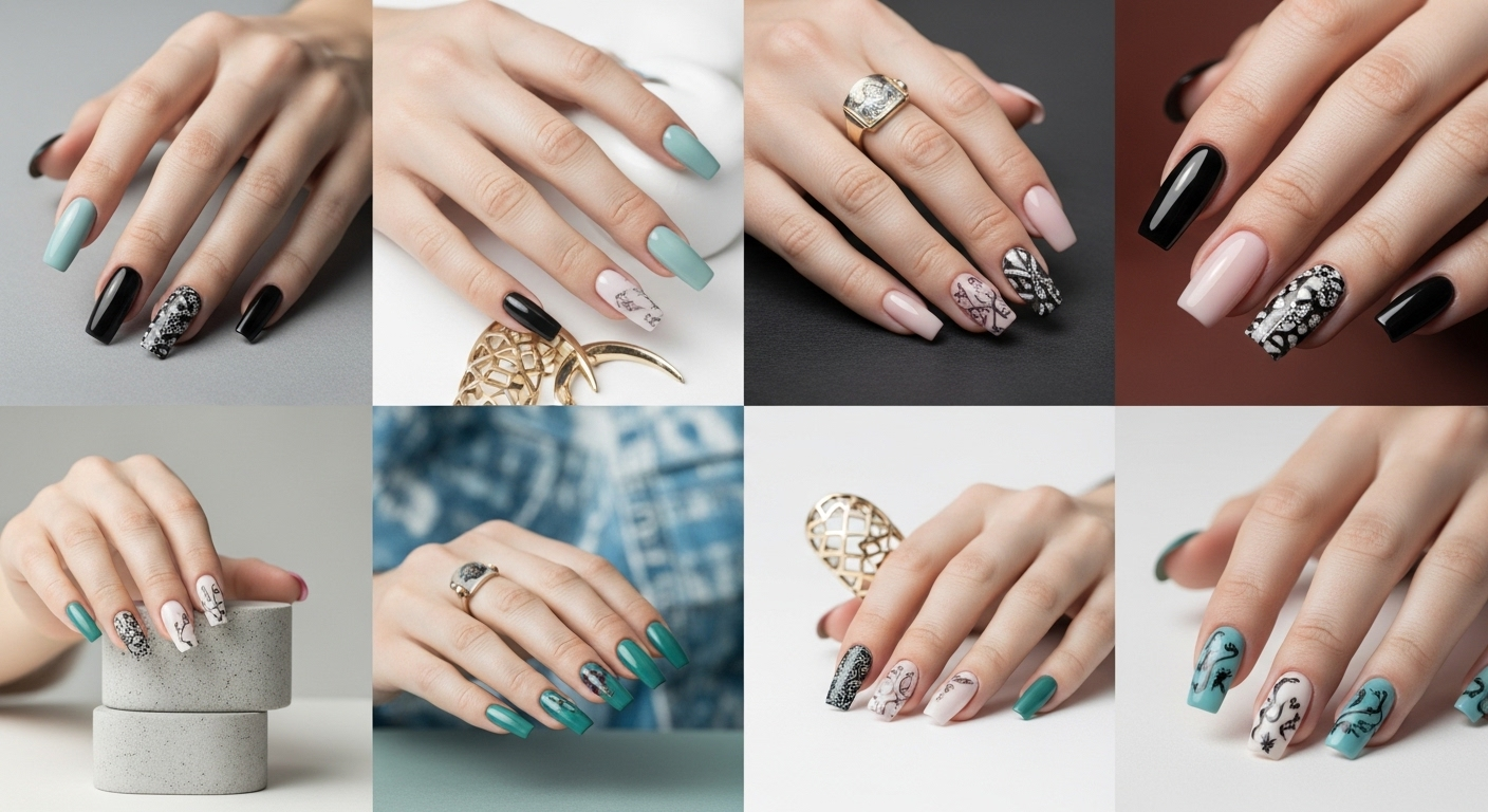 🏛️ Architectural Nail Art Designs 2025: Couture Geometry, Precision &amp; Digital Resonance