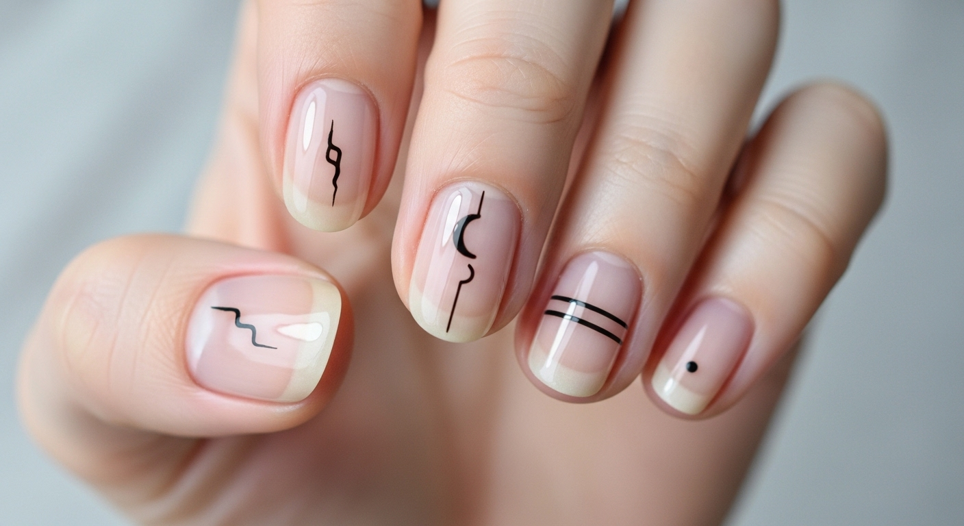 💅 Minimalist Linework Nail Art USA 2025: Clean Geometry, Modern Elegance &amp; Digital Resonance