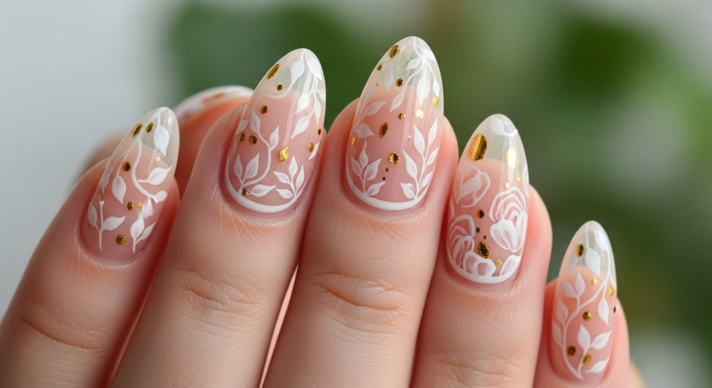 🌿💅 Botanical Nude Nail Art USA 2025: Natural Elegance, Minimalist Glow &amp; Digital Resonance