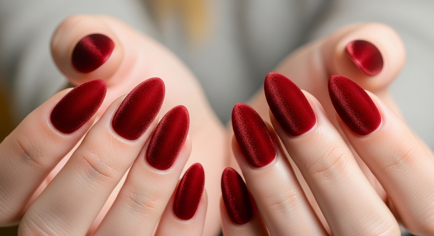 ❤️ Velvet Red Nails 2025: Luxe Drama, Timeless Elegance &amp; Digital Resonance