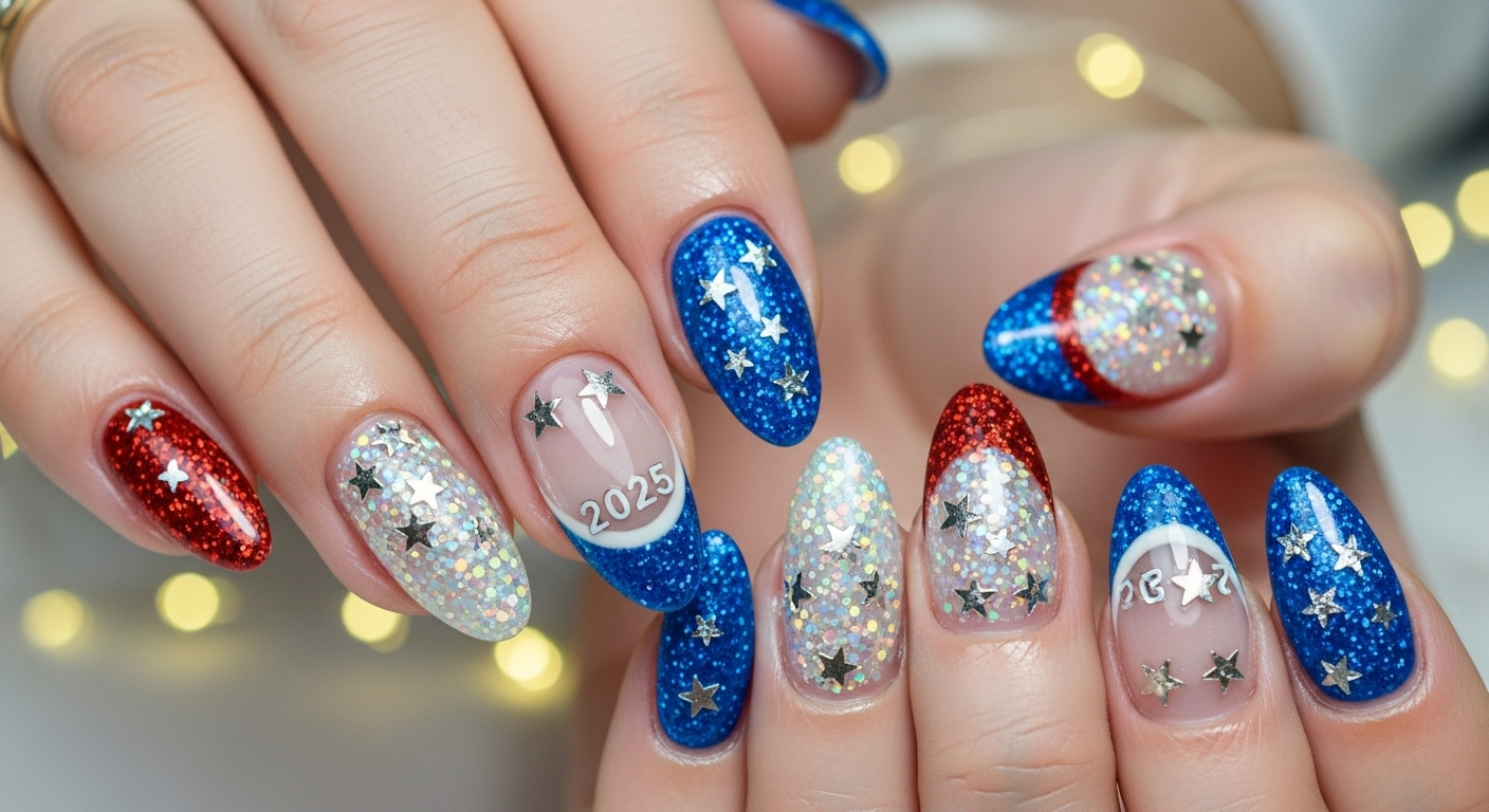 ⭐ Star-Spangled Glitter Nails 2025: Patriotic Glam, Festival Sparkle &amp; Digital Resonance